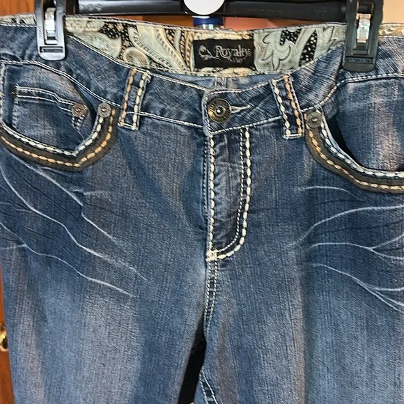 YMI Royalty Blue Bootcut Jeans with Classic Fading - Picture 2 of 5